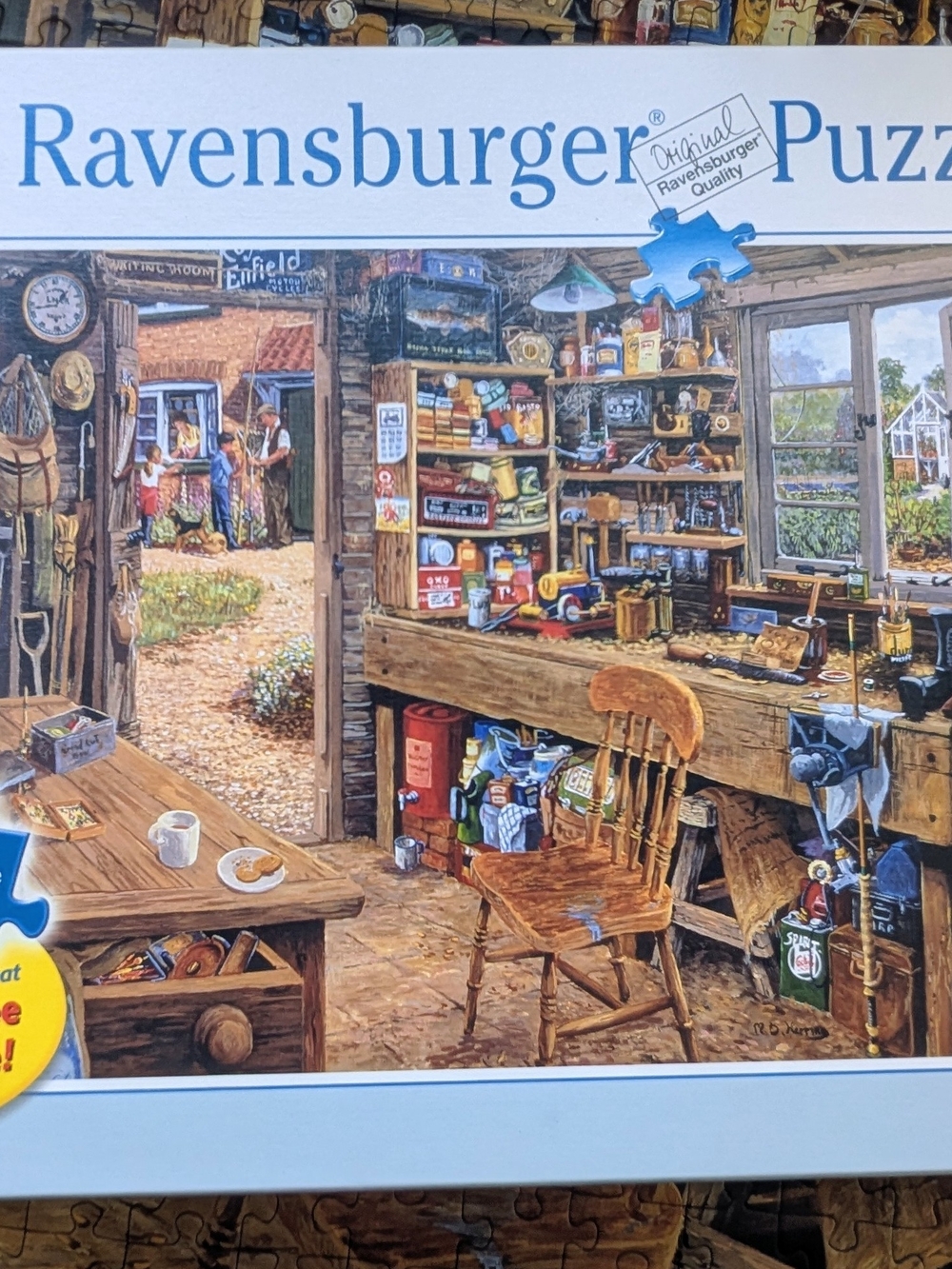 Ravensburger Workshop Puzzle - Blue, Brown, Green